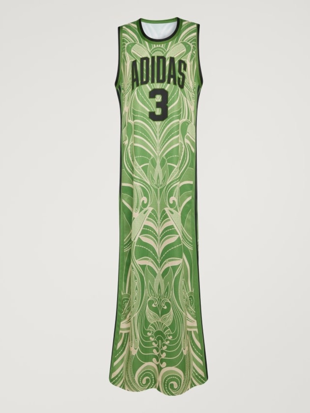 adidas x Farm Rio Green Graphic Sleeveless Maxi Dress